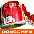 Self-Adhesive Cmyk Printing Food Drink Label